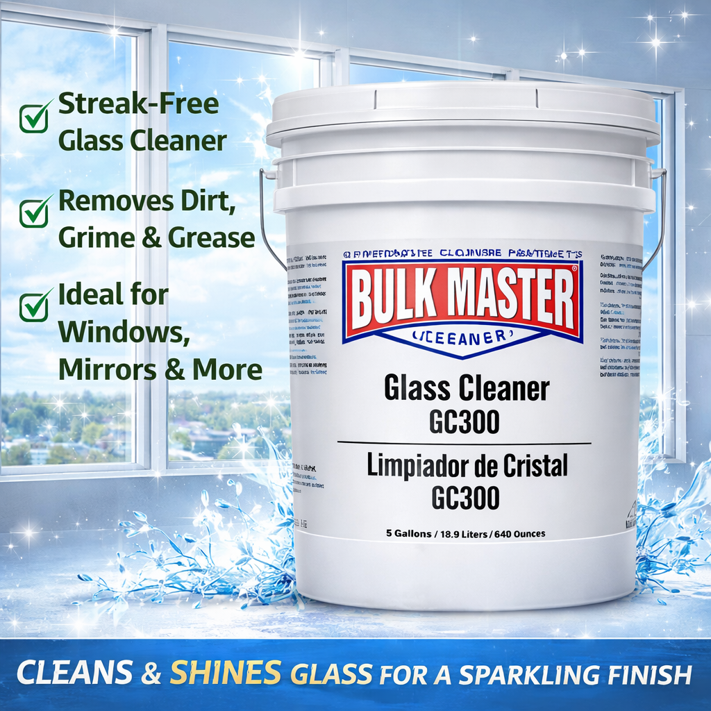 Bulk master glass cleaner image 5 gallons